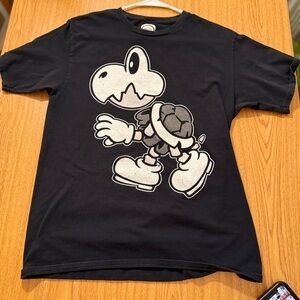 Nintendo Super Mario Cart Dry Bones Boo Graphic T-Shirt Large
